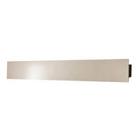ZIDNA LED LAMPA - zlatna, Dizajnerski, metal (64,5/5/7cm)
