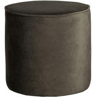 HOCKER Sara Samt Grün  - Grün, Design, Textil (46/46/46cm) - Livetastic