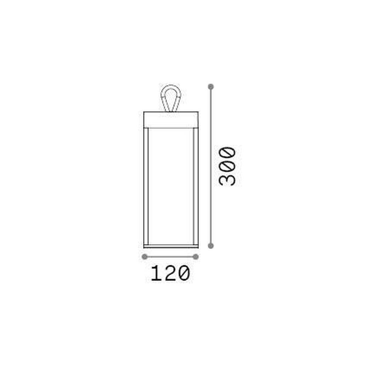 AKKU-TISCHLEUCHTE Ideal Lux Enya Tl Dianco 12/12/30 cm   - Weiß, KONVENTIONELL, Metall (12/12/30cm) - Ideal Lux