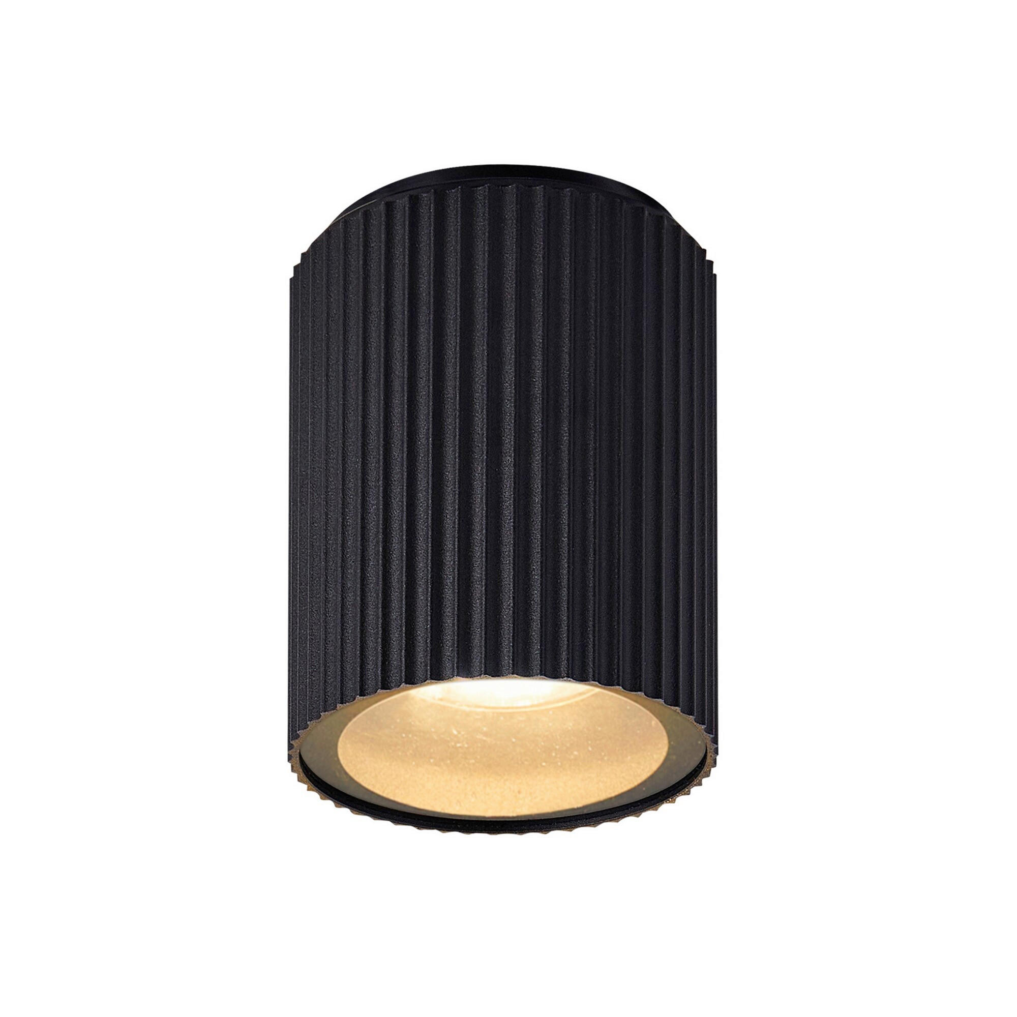 DECKENLEUCHTE Kyklop 10.5 cm  - Schwarz, Design, Metall (10.5cm) - Nordlux