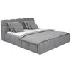 POLSTERBETT 180/200 cm  in Grau  - Schwarz/Grau, Design, Kunststoff/Textil (180/200cm) - Esposa
