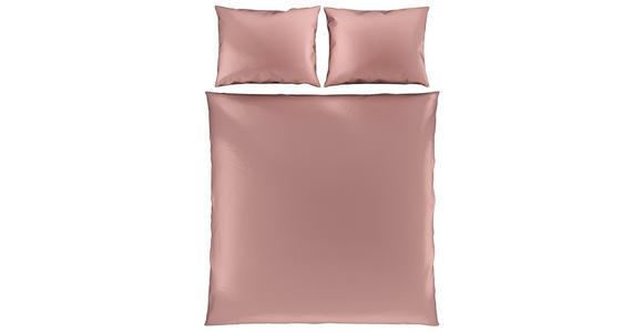 BETTWÄSCHE TANJA Satin 200/200 cm - Altrosa, Basics, Textil (200/200cm) - Novel