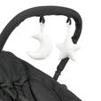 SCHAUKELWIPPE LUNCH  - Schwarz, Basics, Kunststoff/Textil (66/45/48-58cm) - My Baby Lou