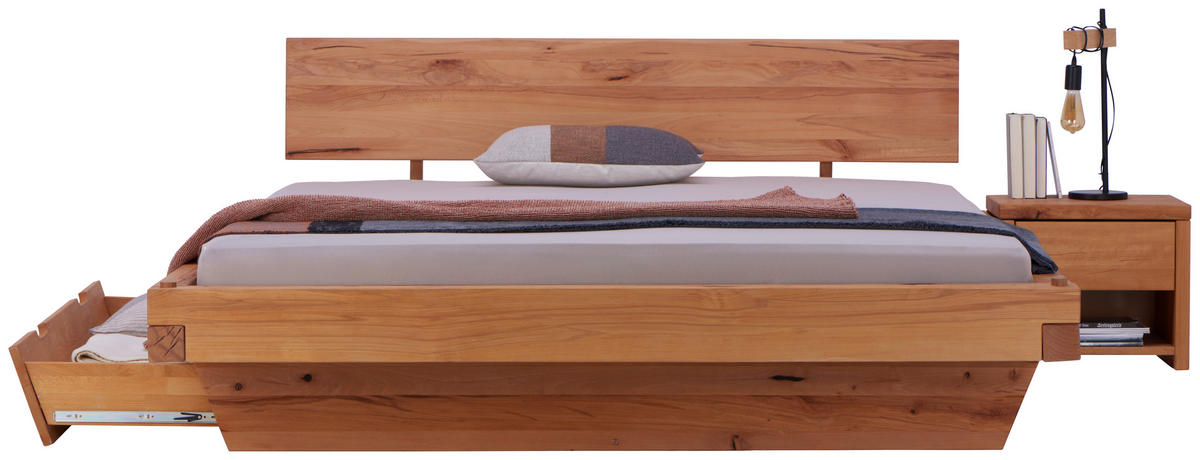 TRÁMOVÁ POSTEL, 180/200 cm, barvy buku - barvy buku, Lifestyle, dřevo (180/200cm) - Linea Natura