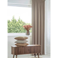 Draperie Confecționată obscuritate  - grej, Basics, textil (140/245cm)