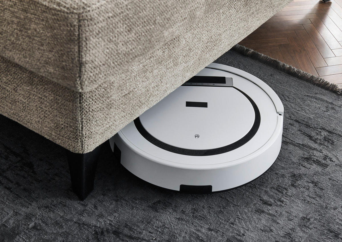 WOHNLANDSCHAFT Beldomo System Graubraun Flachgewebe  - Graubraun/Schwarz, KONVENTIONELL, Textil/Metall (174/333/215cm) - Beldomo System