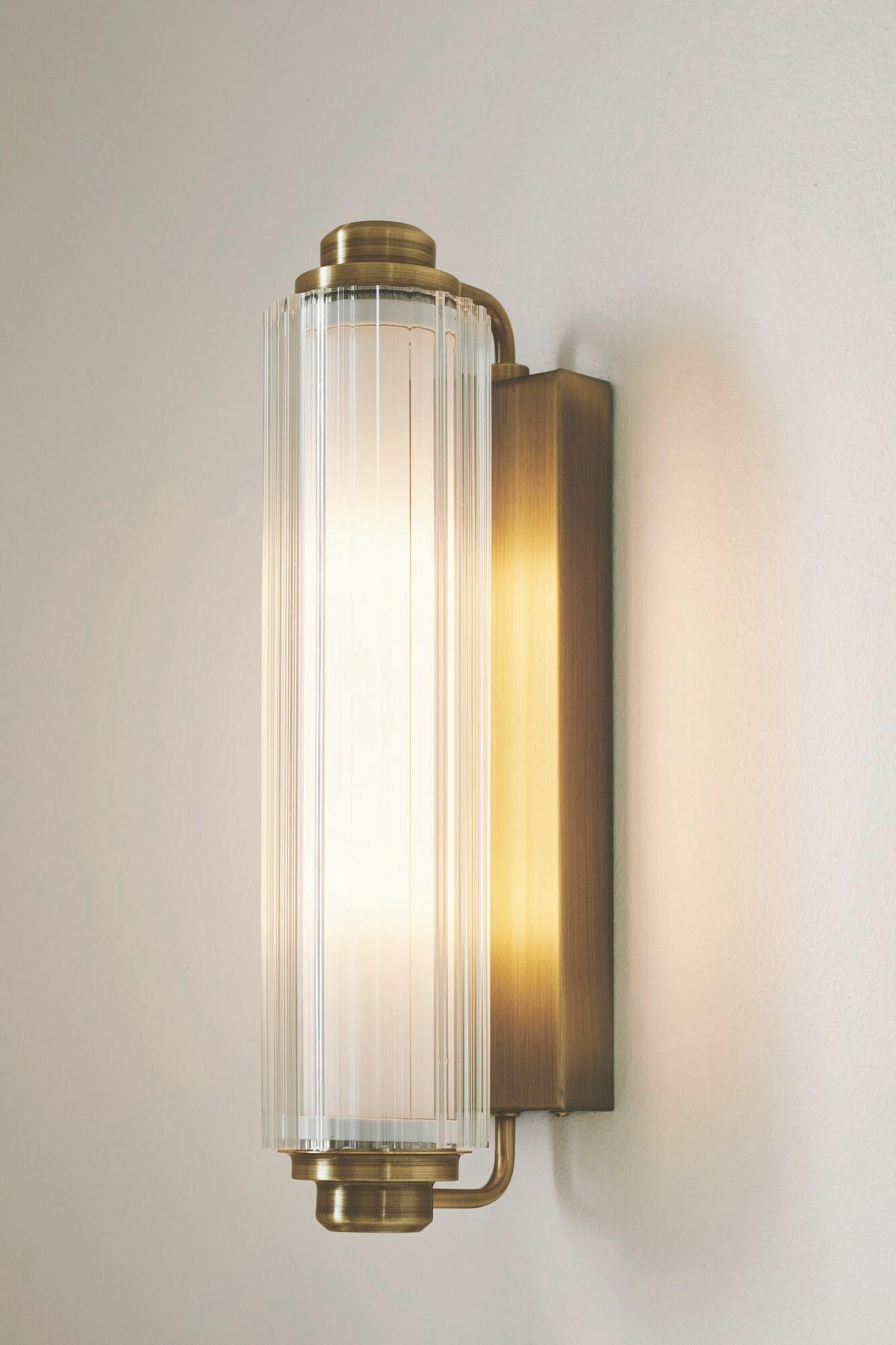 WANDLEUCHTE Nimal 7/35 cm  - Messingfarben, Design, Kunststoff (7/35cm) - Nordlux