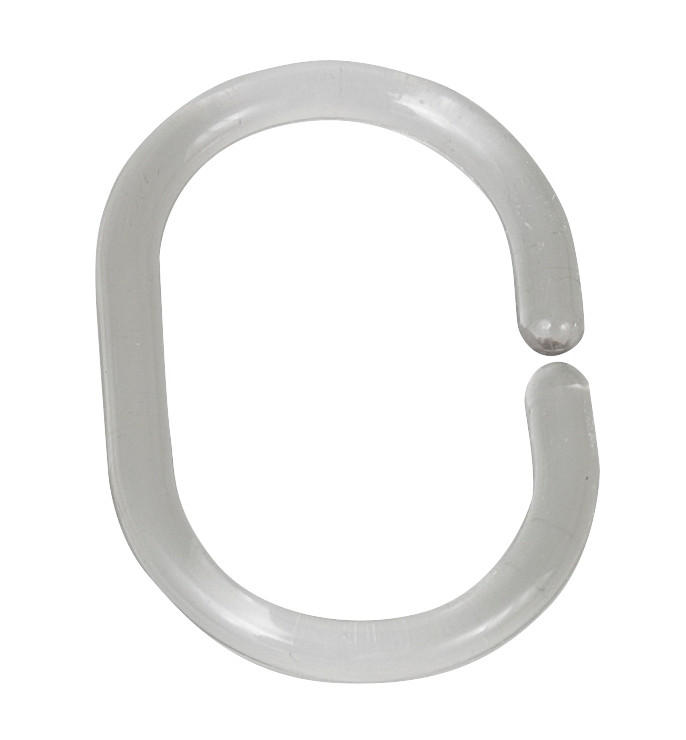 DUSCHVORHANGRINGE  - Transparent, KONVENTIONELL, Kunststoff (4,5/3/1cm) - Schöner Wohnen