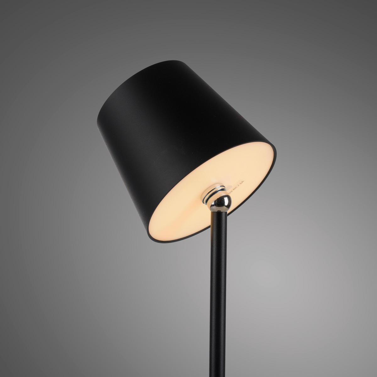 LED-TISCHLEUCHTE Boteria 11/11/37 cm   - Schwarz, MODERN, Kunststoff/Metall (11/11/37cm)