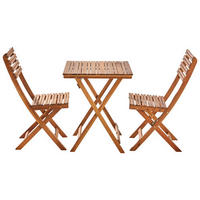 BALKONSET  - Akaziefarben, Natur, Holz (60/55/74/89,5/60/38,5cm) - Ambia Garden