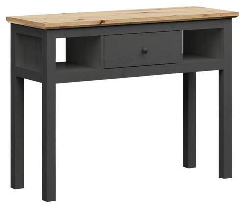 Schminktisch Bondy Eiche Dekor /Graphit B: 114 cm mit Lade