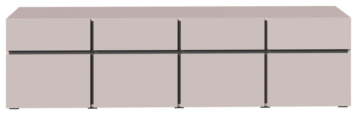 NIZKA OMARICA kašmir  - črna/kašmir, Design, leseni material (200/52,8/40cm) - Xora