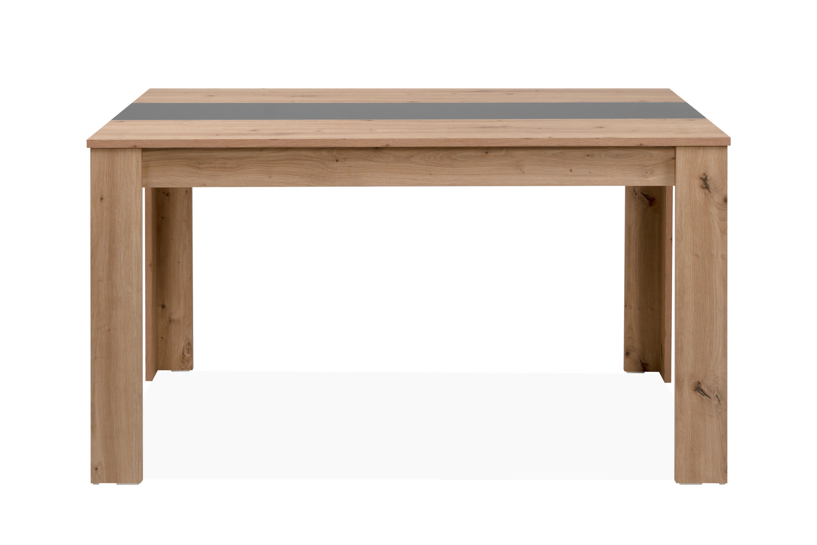ESSTISCH rechteckig Anthrazit, Eiche Artisan  - Anthrazit/Eiche Artisan, Basics, Holzwerkstoff (138/80/74cm) - MID.YOU