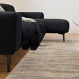 ECKSOFA in Chenille Anthrazit  311/167 cm  - Anthrazit/Schwarz, Design, Textil/Metall (311/167cm) - Xora
