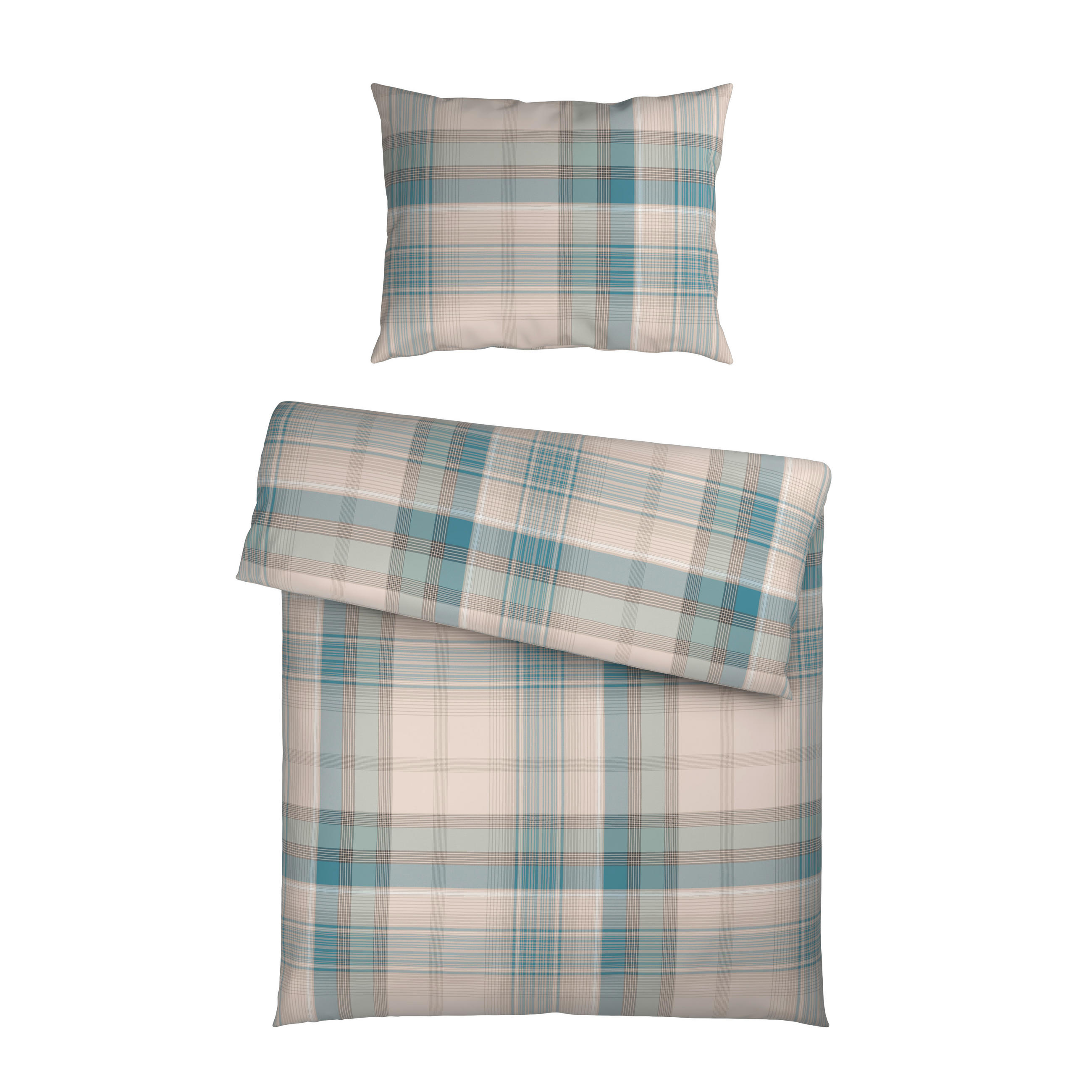 BETTWÄSCHE Mavie Satin 140/200 cm  - Blau, KONVENTIONELL, Textil (140/200cm) - Esposa