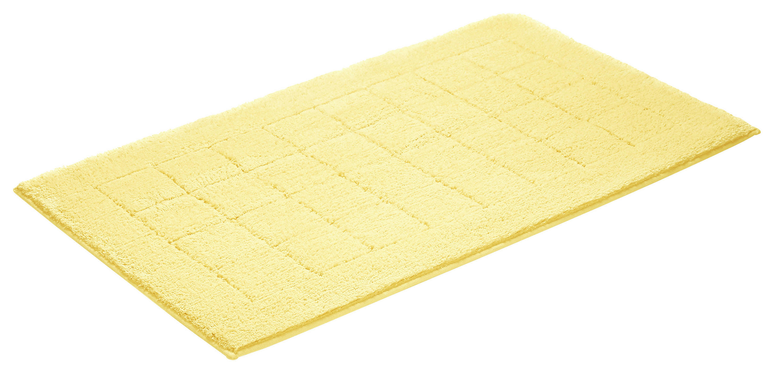 BADEMATTE Hellgelb 60/100 cm  - Hellgelb, Basics, Kunststoff/Textil (60/100cm) - Vossen