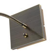 LED-WANDLEUCHTE Algol 11/11/35 cm  - Bronzefarben, KONVENTIONELL, Kunststoff/Metall (11/11/35cm) - Novel