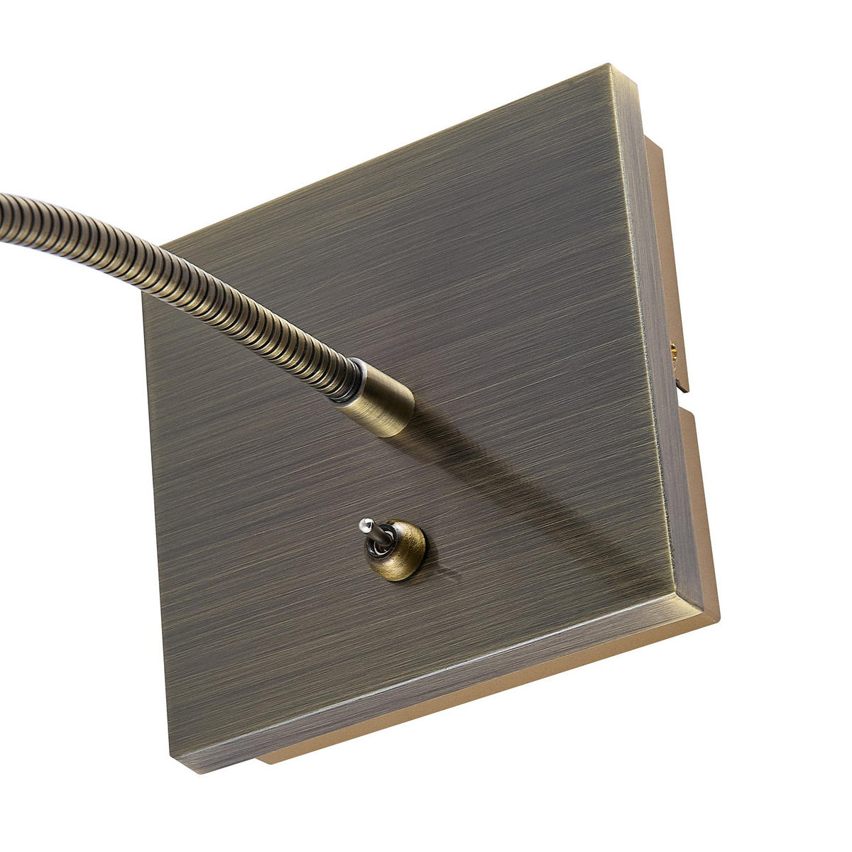 LED-WANDLEUCHTE - Bronzefarben, Konventionell, Kunststoff/Metall (11/11/35cm) - Novel
