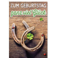 GLÜCKWUNSCHKARTE    - Basics, Karton (11,5/17/0,1cm)