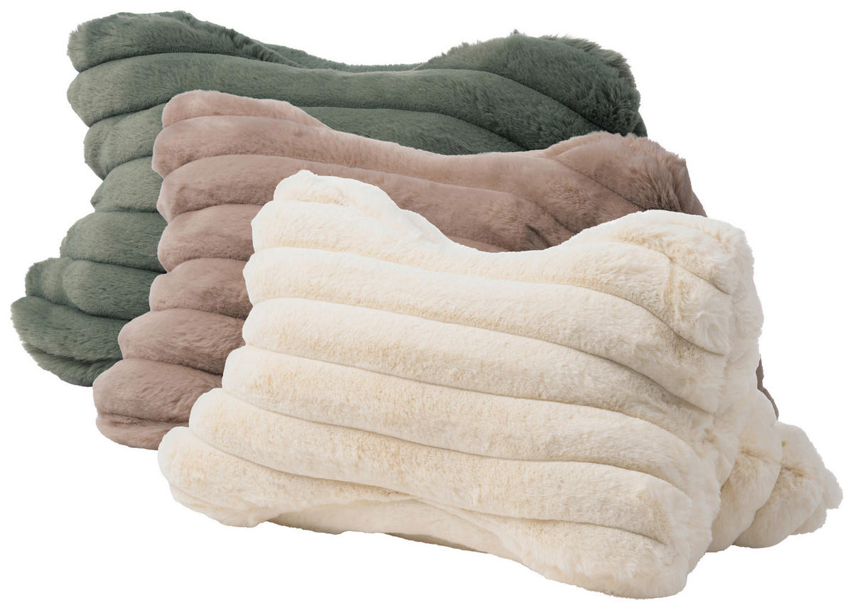 Leseknochen CORTI 40/25 cm  - Schlammfarben, Basics, Textil (40/25cm) - Novel