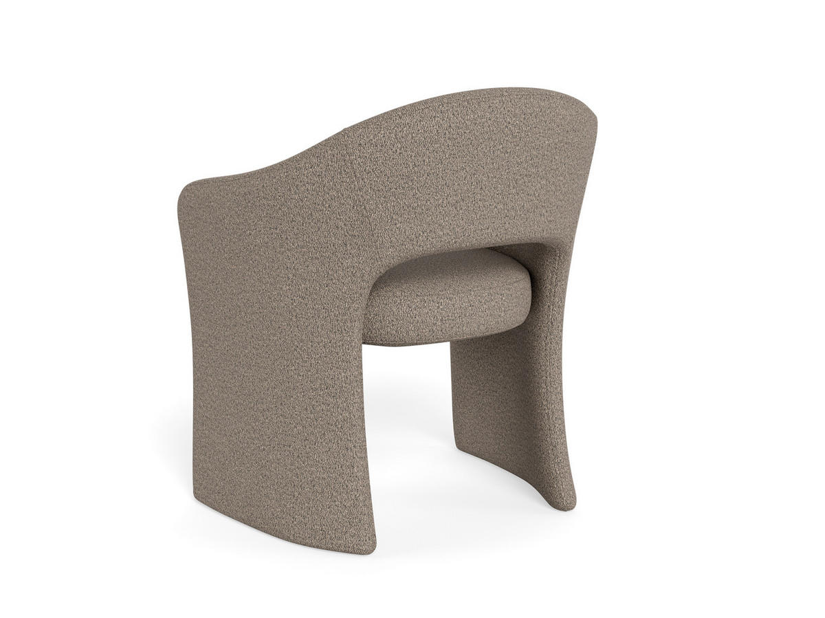 ARMLEHNSTUHL   Bouclé  - Taupe, MODERN, Textil/Metall (64,5/80/56,50cm) - MID.YOU