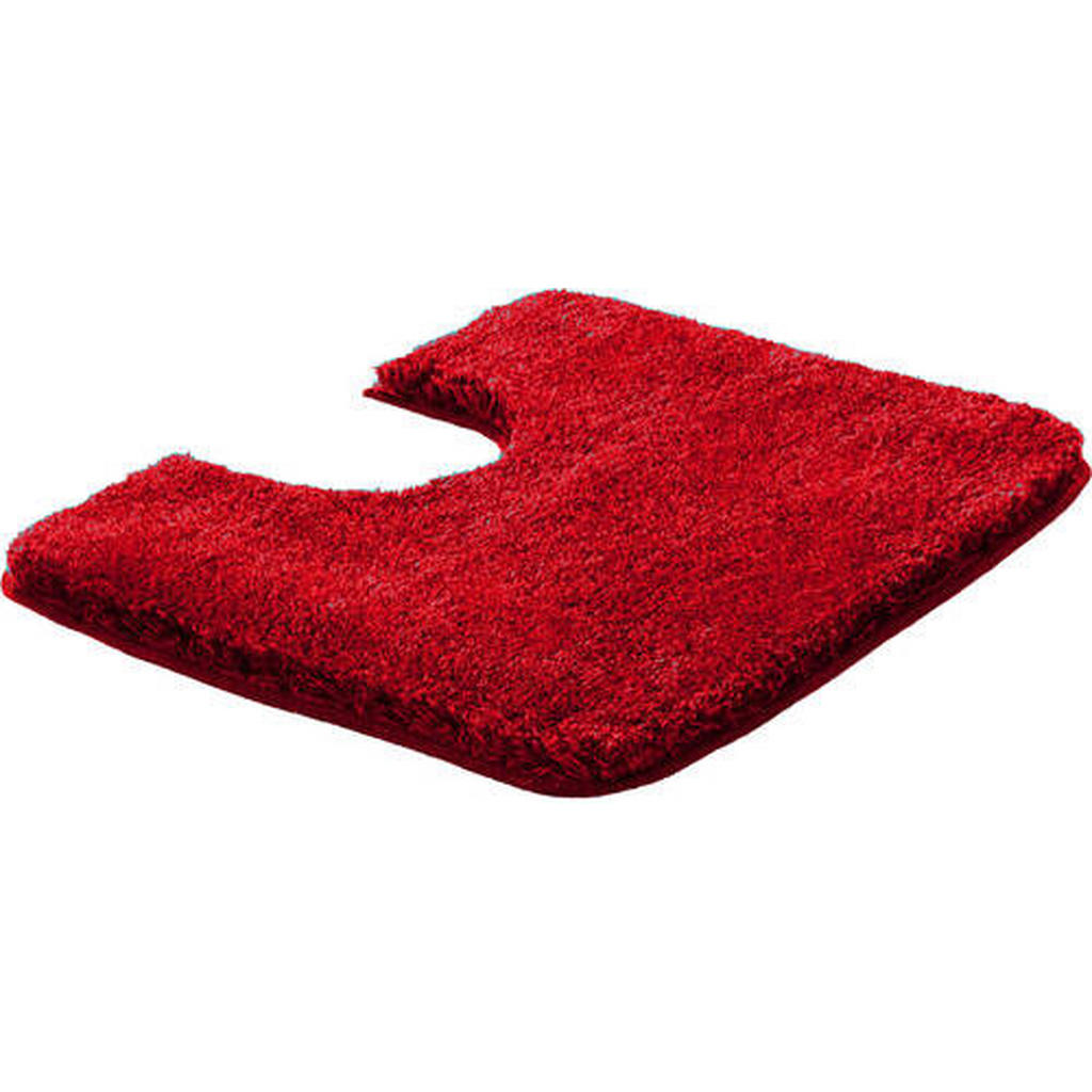 Thumbnail - Grund Wc-Vorleger Melange, Rot, Textil, Abstraktes, rechteckig, 50x60 cm, Oeko-Tex® Standard 100, Made in Europe, für Fu...