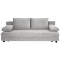 SCHLAFSOFA  mit Stoffauswahl Cord Grau  - Schwarz/Grau, Design, Kunststoff/Textil (197/77/81cm) - home24