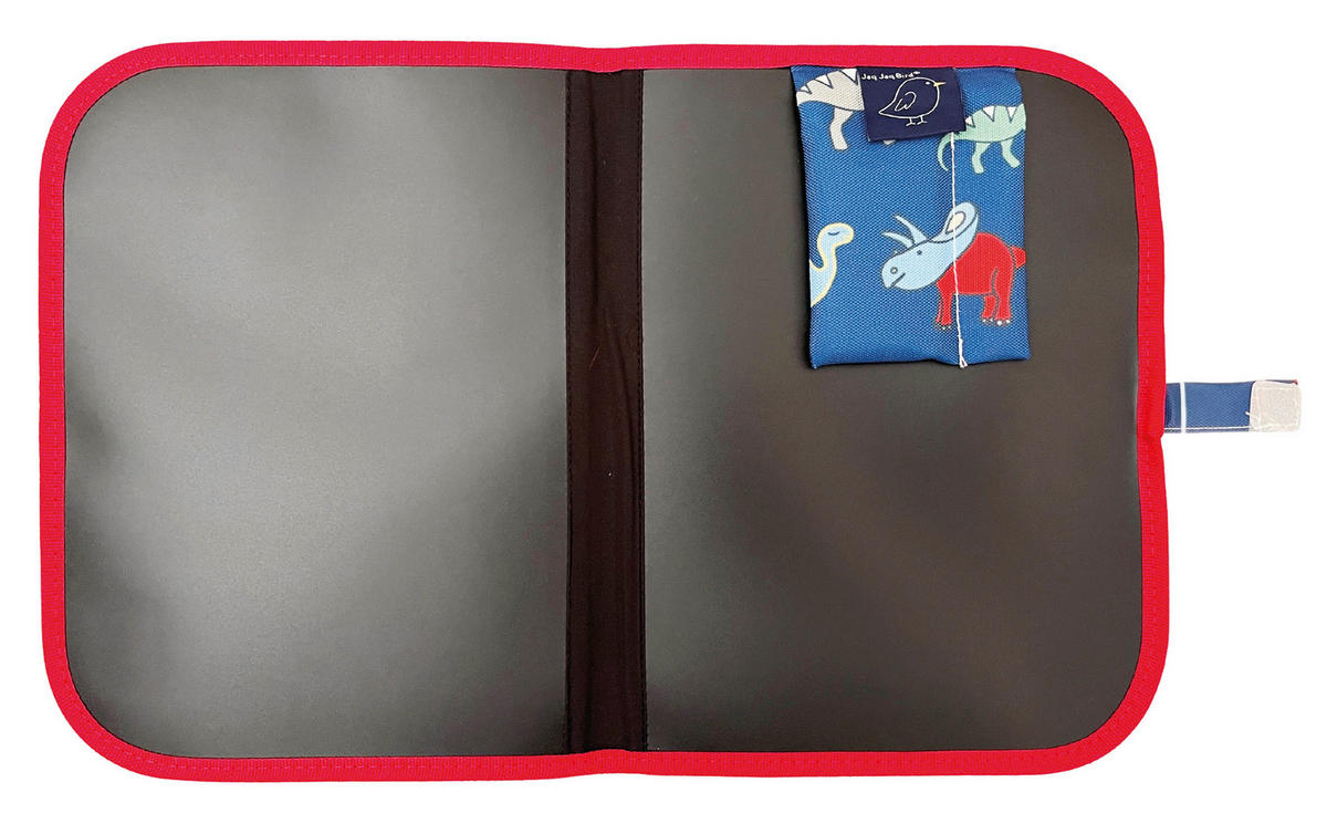 KREIDEMALBUCH-SET DINO - Rot/Dunkelblau, Trend (22/2/29cm)