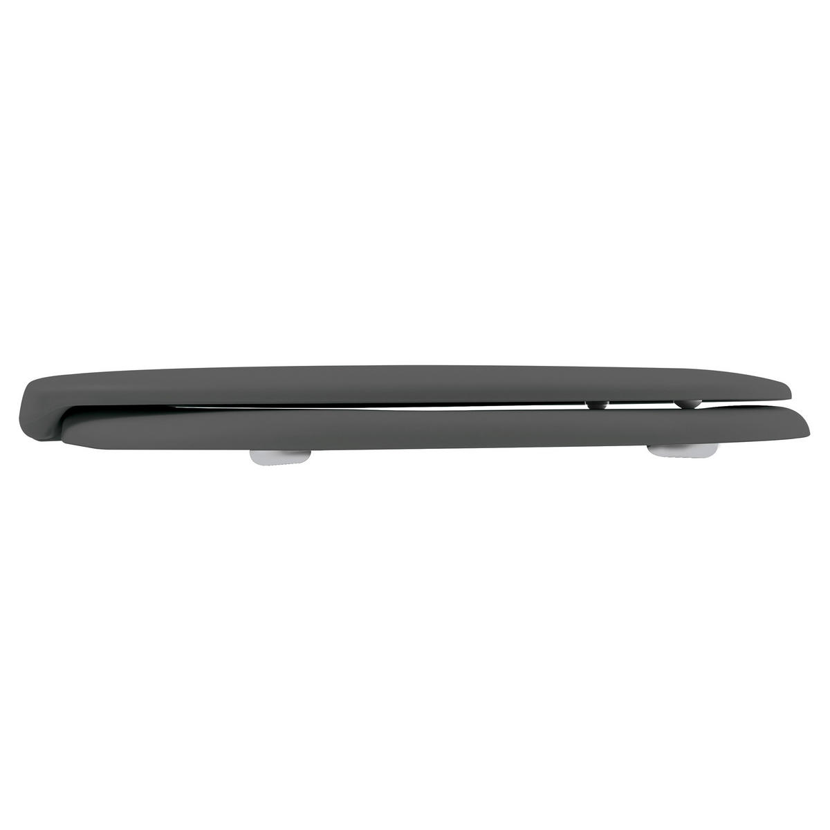 WC-SITZ - Anthrazit, Basics, Kunststoff (45.5/37/5.5cm) - Spirella