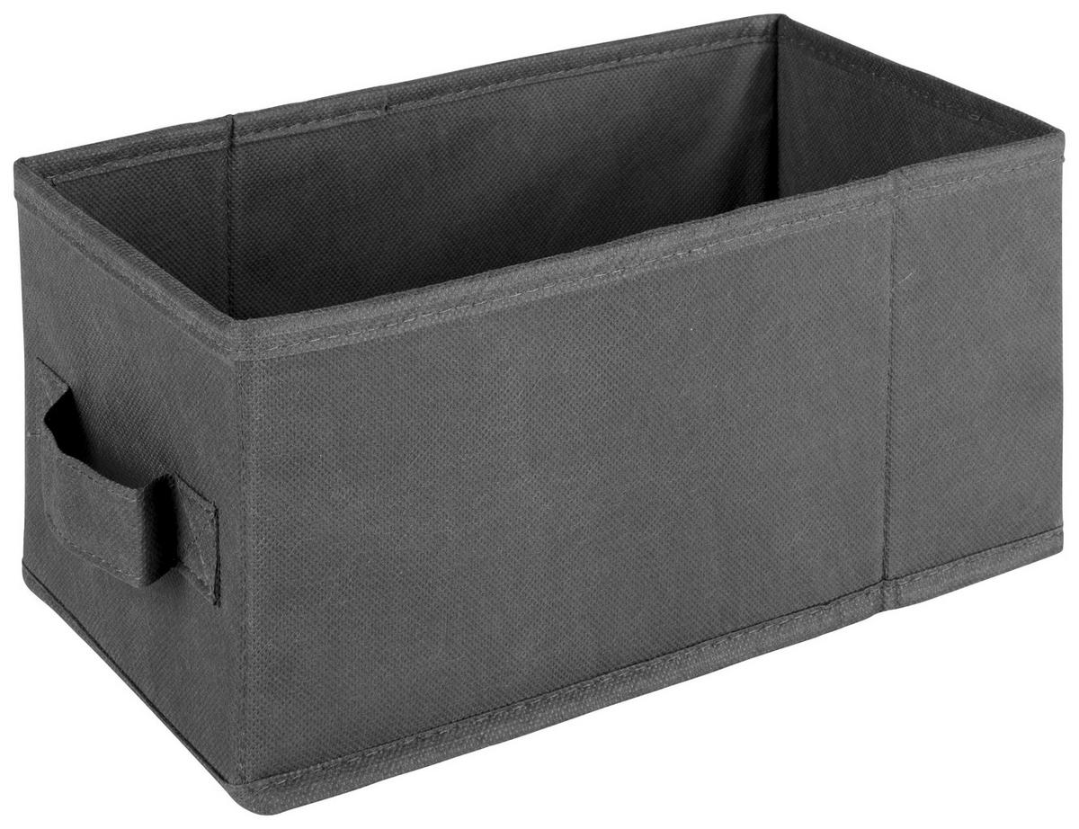 SADA ÚLOŽNÝCH BOXOV,  - antracitová, Basics, kartón/textil - My Baby Lou