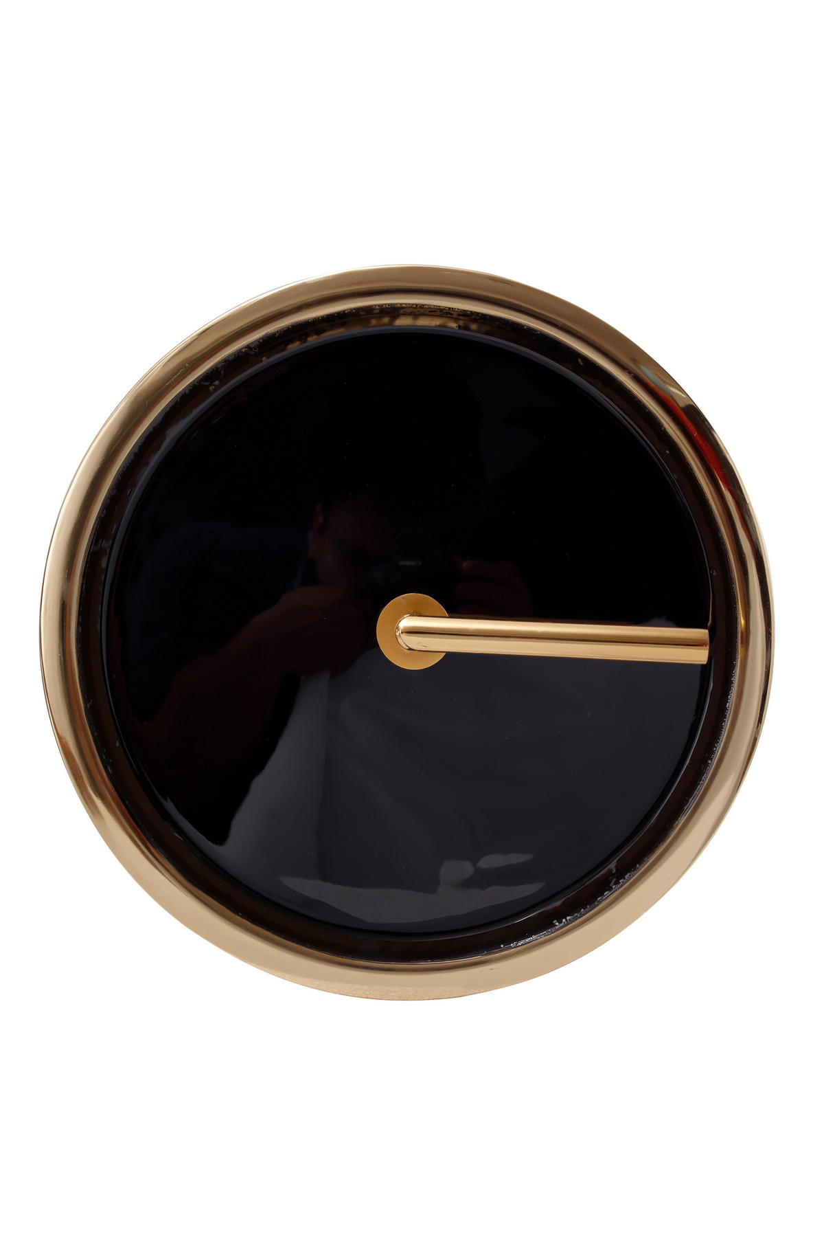 BEISTELLTISCH in Metall 38/38/23,5 cm  - Goldfarben/Schwarz, Design, Metall (38/38/23,5cm) - Kayoom