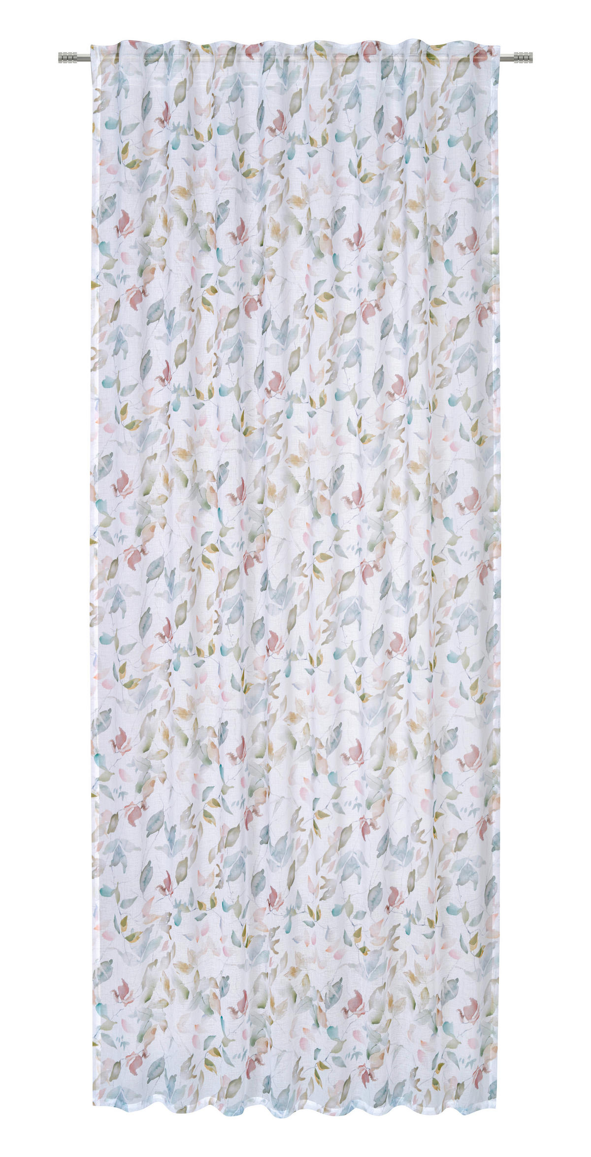 FERTIGVORHANG  transparent   135/245 cm  - Rot, Natur, Textil (135/245cm) - Esposa