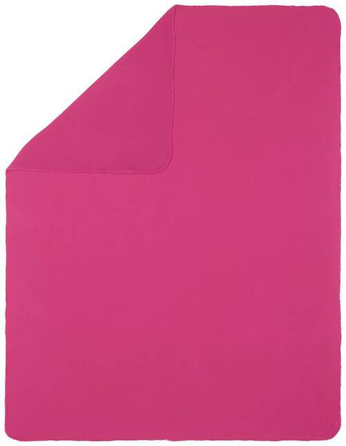 PĂTURĂ DIN FLEECE 130/160 cm  - roz aprins, Basics, textil (130/160cm) - Boxxx