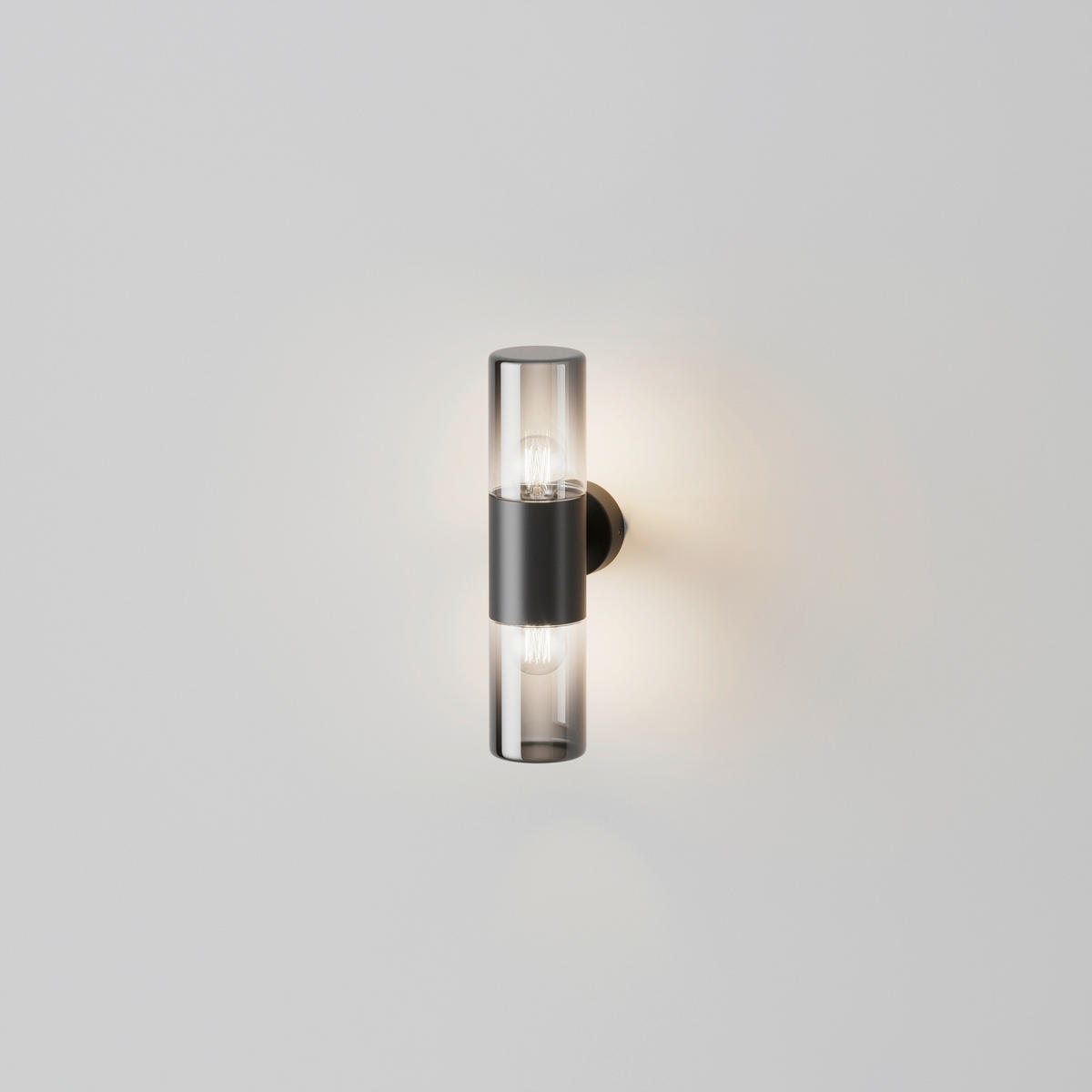 AUSSENWANDLEUCHTE Outdoor 8/33.5 cm  - Dunkelgrau, Design, Glas/Metall (8/33.5cm) - MAYTONI