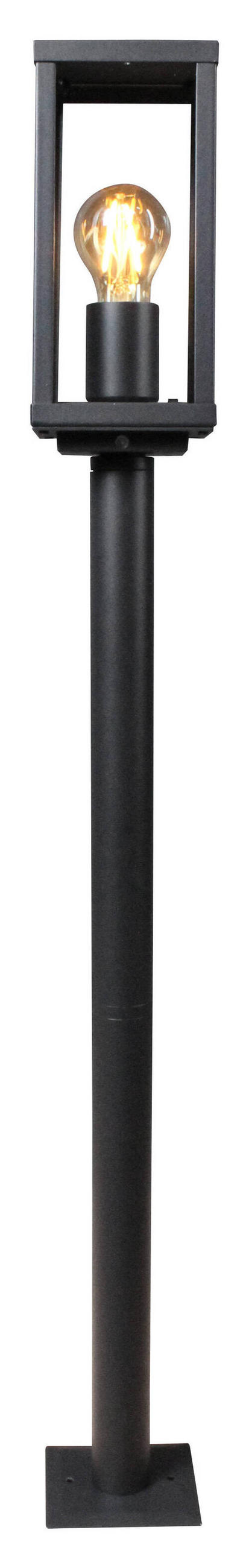 WEGELEUCHTE   - Klar/Schwarz, Basics, Glas/Metall (100/11/11cm)