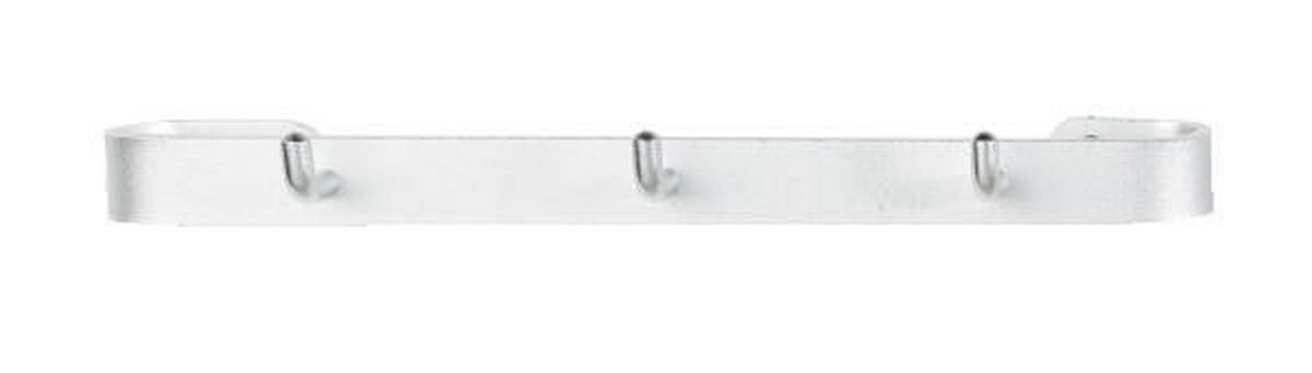 ZIDNI ČIVILUK  boja aluminijuma  metal  - boja aluminijuma, Konvencionalno, metal (32/3/7cm) - Carryhome