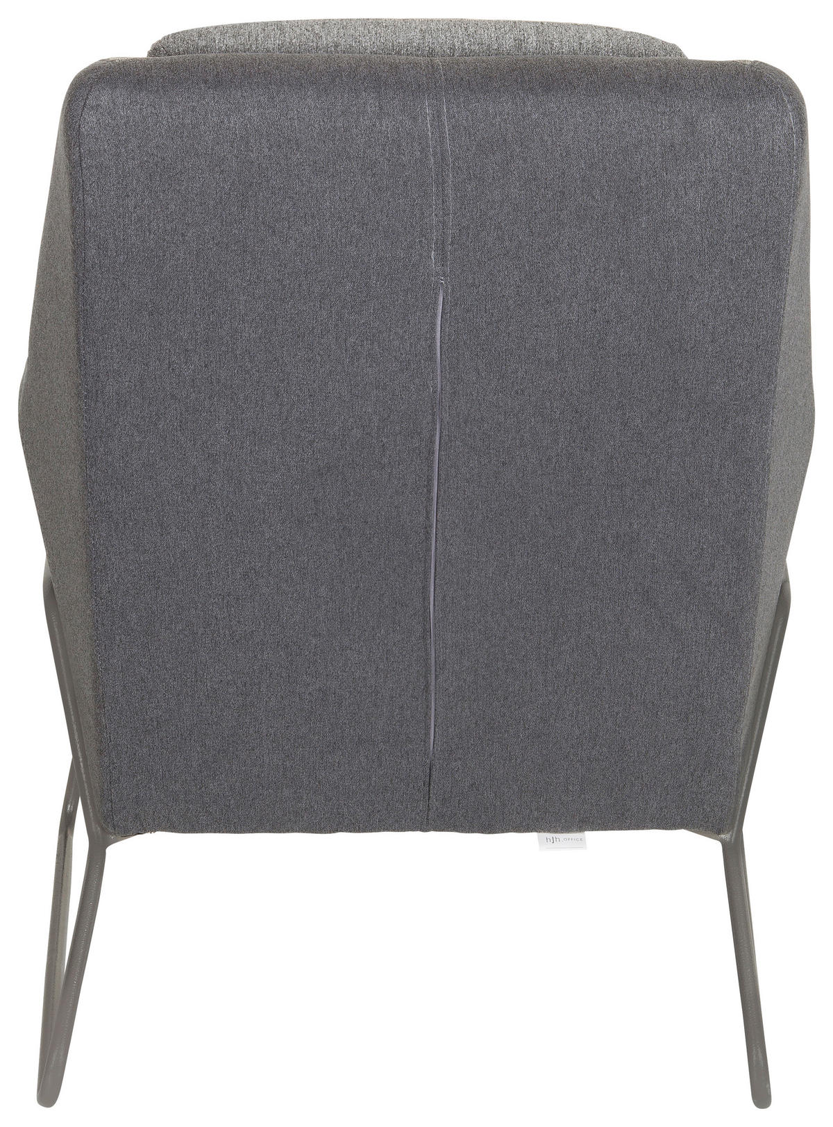 SESSEL in Flachgewebe Hellgrau, Dunkelgrau  - Dunkelgrau/Hellgrau, MODERN, Textil/Metall (74/97/84cm) - MID.YOU