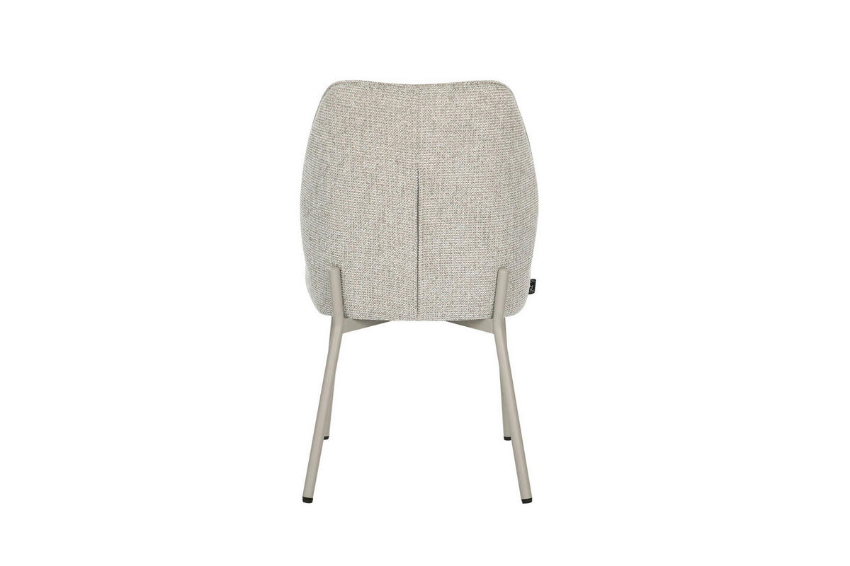STUHL-SET 2 Stück  Chenille  Beige  - Beige, MODERN, Textil/Metall (48/84/62cm) - MID.YOU