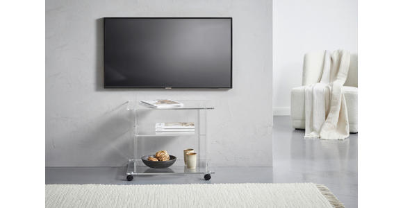 TV-ELEMENT Kunststoff Klar  - Klar, Design, Kunststoff (60/51/45cm) - Xora