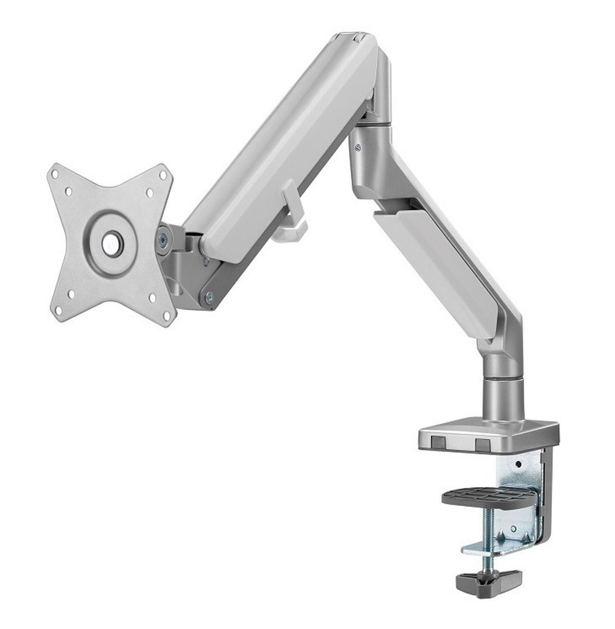 MONITOR-HALTERUNG Metall, Kunststoff Grau, Weiß  - Weiß/Grau, Design, Kunststoff/Metall (56/69,5/11,7cm) - Boxxx