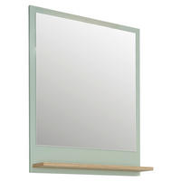 FÜRDŐSZOBATÜKÖR 60/74,5/15,5 cm  - tölgyfa színű/pasztellzöld, Design, faalapú anyag (60/74,5/15,5cm) - Xora