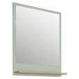 BADEZIMMERSPIEGEL 60/74,5/15,5 cm  - Eichefarben/Pastellgrün, Design, Holzwerkstoff (60/74,5/15,5cm) - Xora