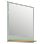 BADEZIMMERSPIEGEL 60/74,5/15,5 cm  - Eichefarben/Pastellgrün, Design, Holzwerkstoff (60/74,5/15,5cm) - Xora