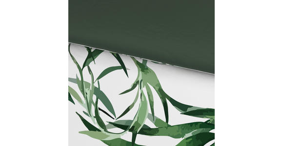 WENDEBETTWÄSCHE Satin 140/200 cm  - Grün, KONVENTIONELL, Textil (140/200cm) - Novel