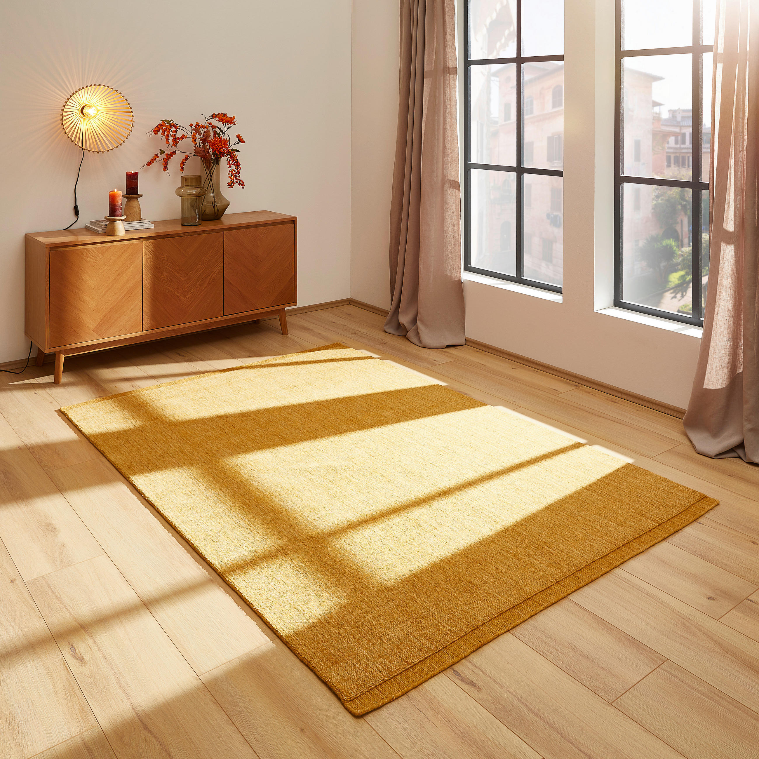 ORIENTTEPPICH 130/190 cm Gelb  - Gelb, Basics, Textil (130/190cm) - Cazaris