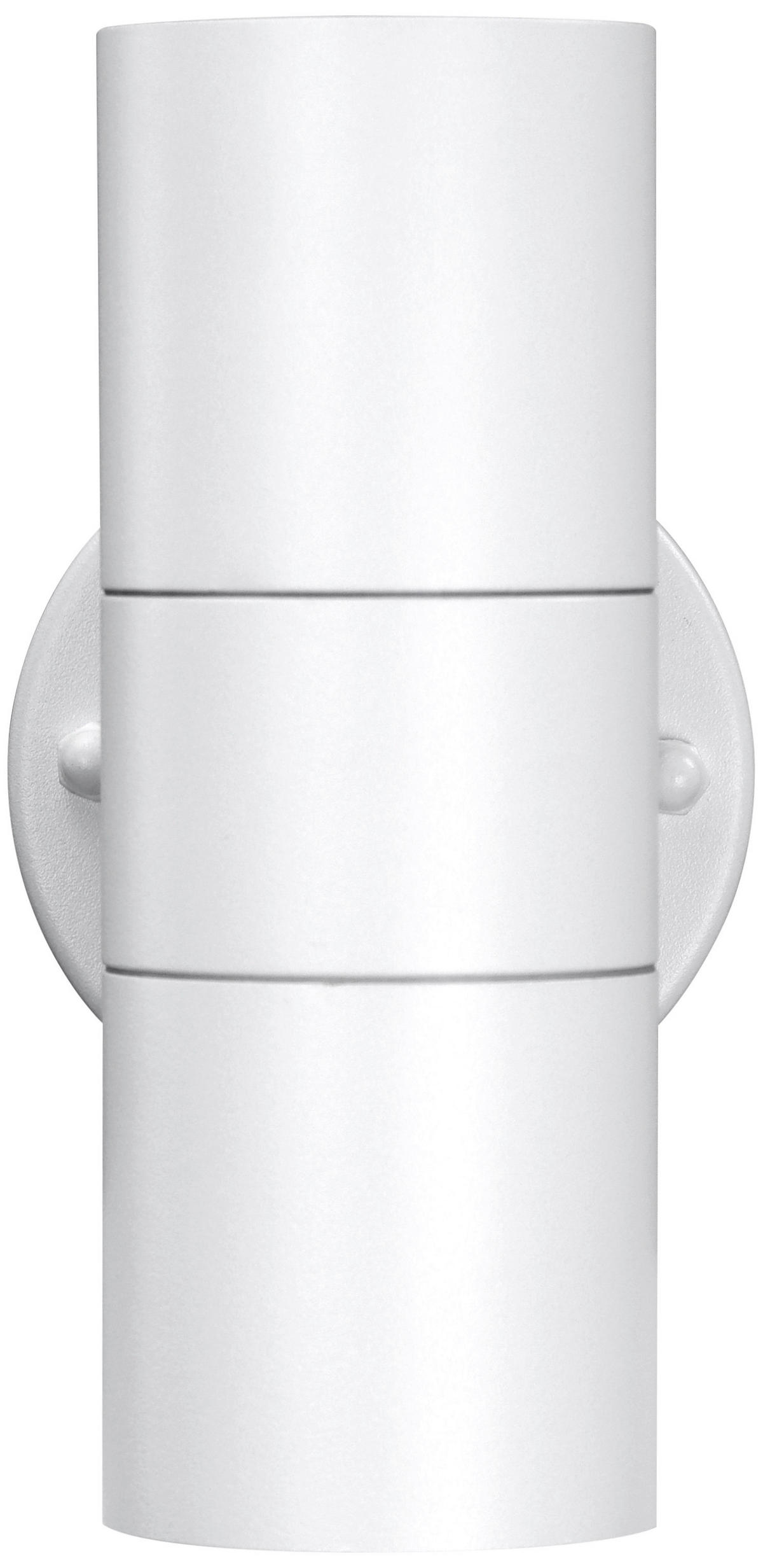 AUßENWANDLEUCHTE 9.2/8.5/16.2 cm   - Anthrazit/Weiß, Design, Metall (9.2/8.5/16.2cm)