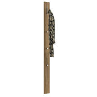 GARDEROBENPANEEL  in 10/165/5 cm  - Eichefarben, Design, Holzwerkstoff/Metall (10/165/5cm) - Moderano