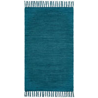 KÉZI SZÖVÉSŰ SZŐNYEG   - kék, Design, textil (70/120cm) - Boxxx