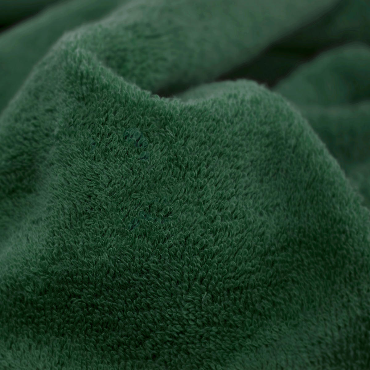 FROTTIERSET Superwuschel Dunkelgrün 3-teilig  - Dunkelgrün, Basics, Textil (30/30cm) - Moeve