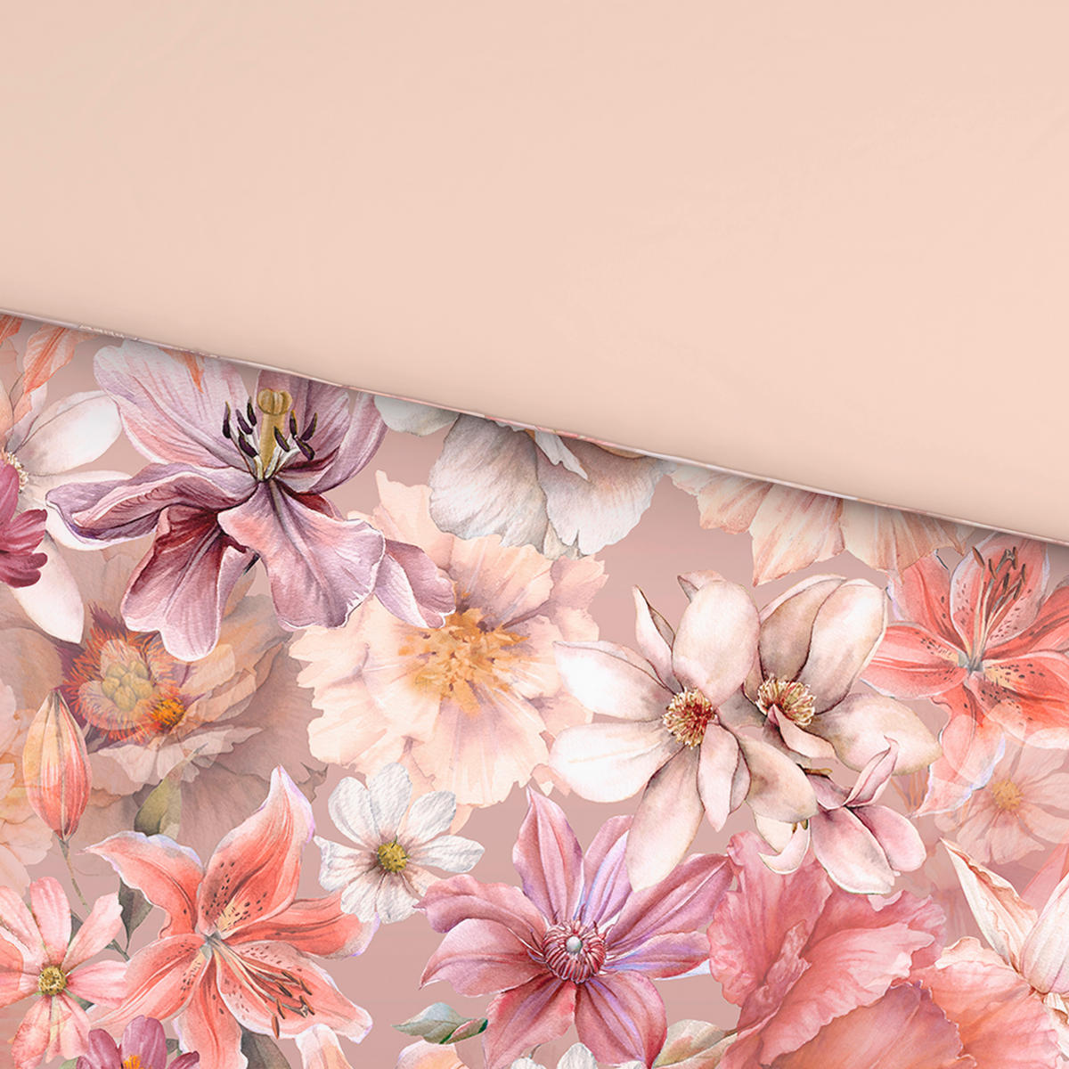 WENDEBETTWÄSCHE Fransaro Satin 140/200 cm  - Multicolor, KONVENTIONELL, Textil (140/200cm) - Novel